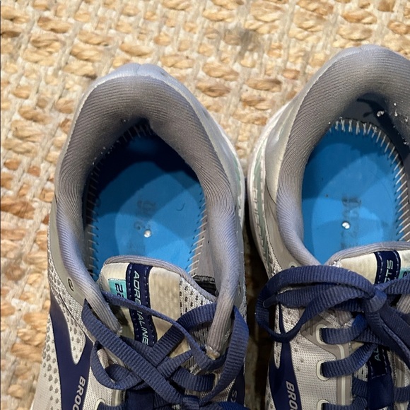 Brooks Gray and Navy Athletic Sneakers - Picture 8 of 9